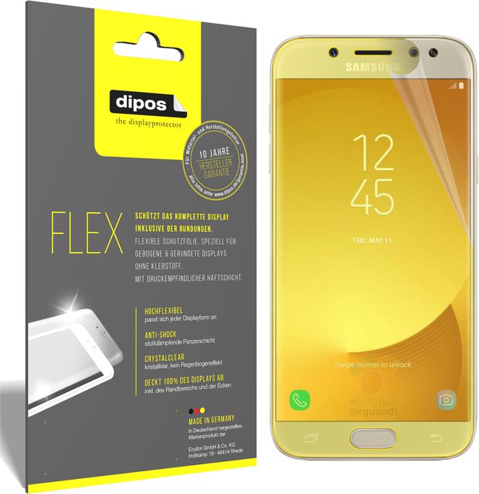Actual product image Dipos Screen Protector Full-Cover 3D (3 Piece, Samsung Galaxy J5 Pro (2017))