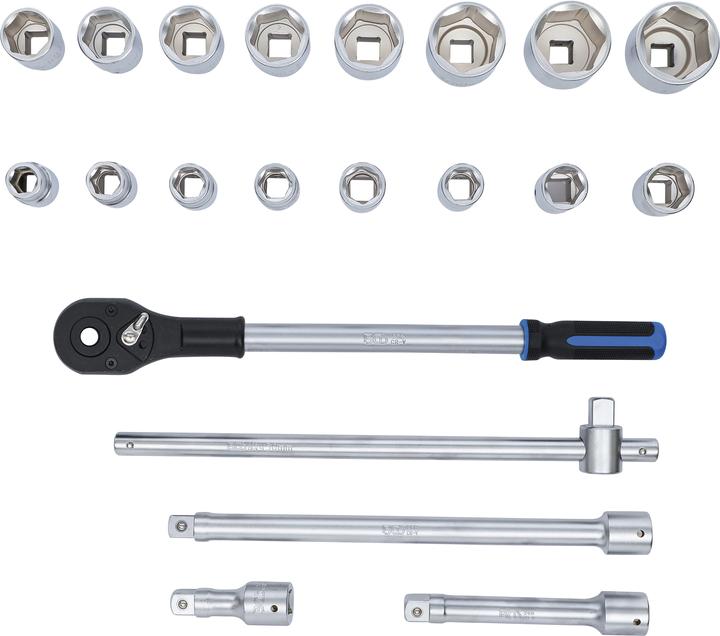 Image du produit BGS Socket Set | 20 mm (3/4") Drive | 21 pcs. (3/4")