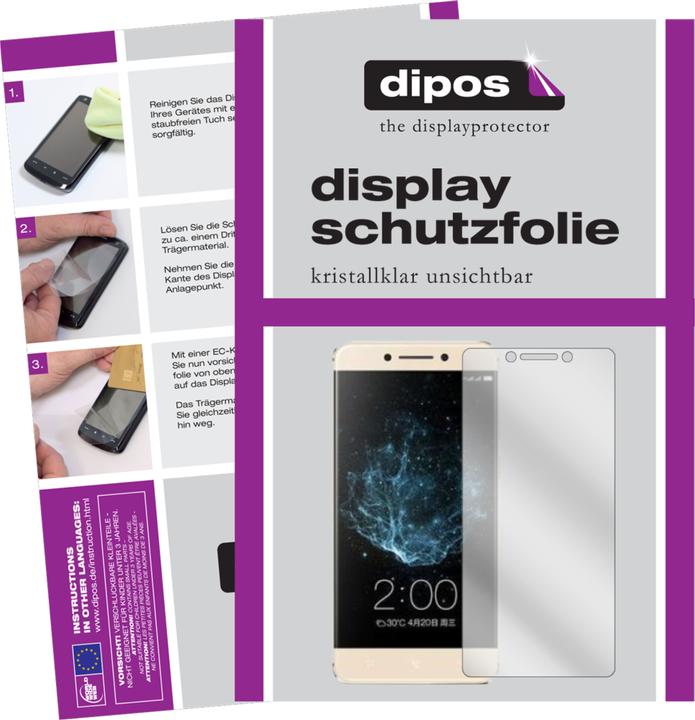 Produktbild Dipos Displayschutzfolie Crystalclear (2 Stück, LeEco Le Pro 3 Elite)