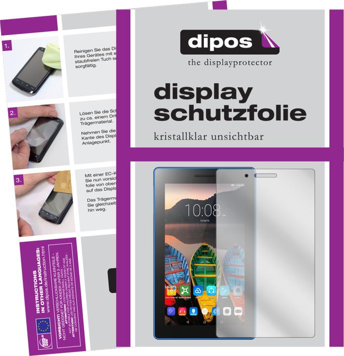 Actual product image Dipos Screen Protector Crystalclear (2 Piece, Tab 3 7 Essential)