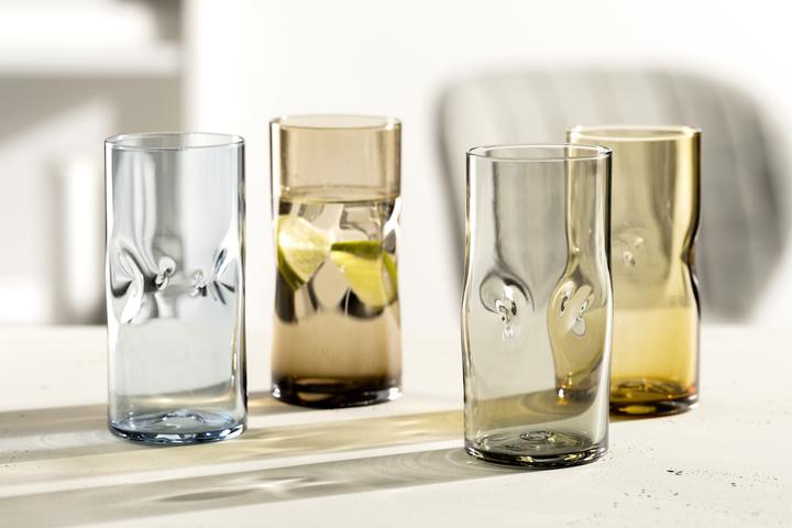 Actual product image Leonardo Drinking glass Vesuvio 330 ml, 4 pieces, Brown (0.33 l, 4 x)