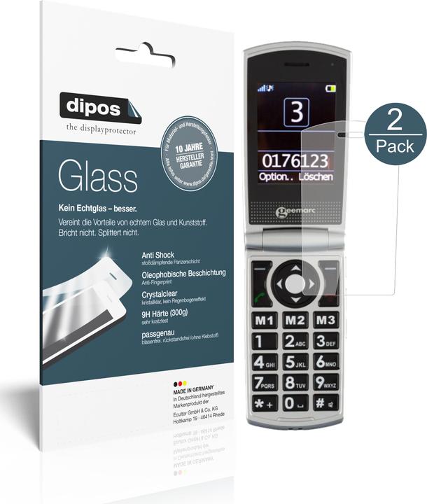 Produktbild Dipos Displayschutz Anti-Shock (1 Stück, Geemarc CL8450)