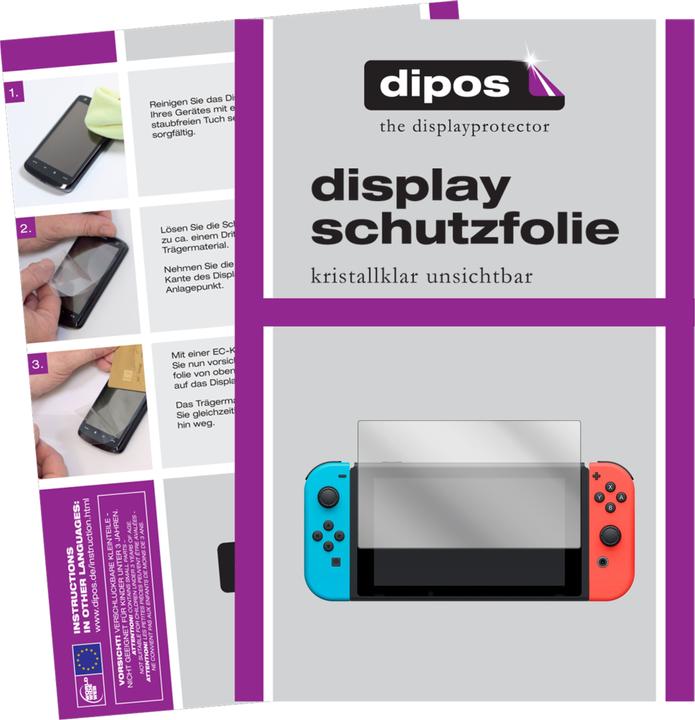 Image du produit Dipos Film de Protection d’écran Crystalclear (2 pièce(s), Nintendo Switch)