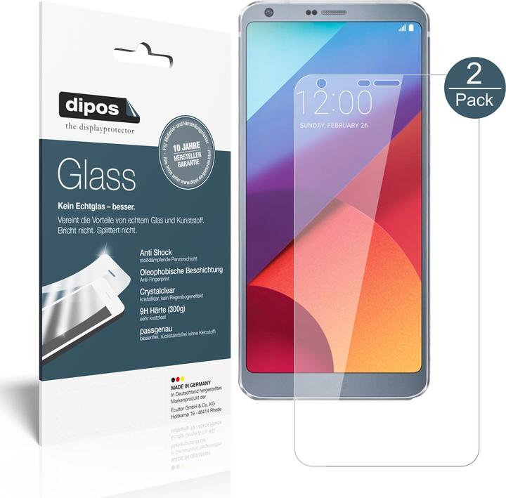 Actual product image Dipos Screen Protector Anti-Shock (2 Piece, G6)