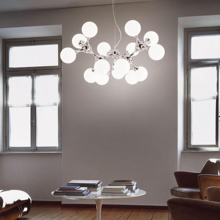 Produktbild Ideal lux NODI Pendelleuchte E14 15-fach ⌀1050mm dimmbar Weiss 082073 (E14)