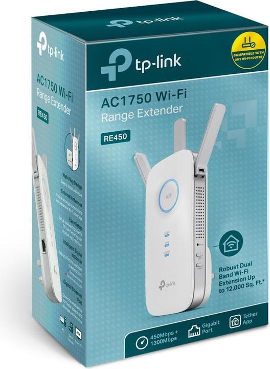 Produktbild TP-Link Re450 (1300 Mbit/s, 450 Mbit/s)