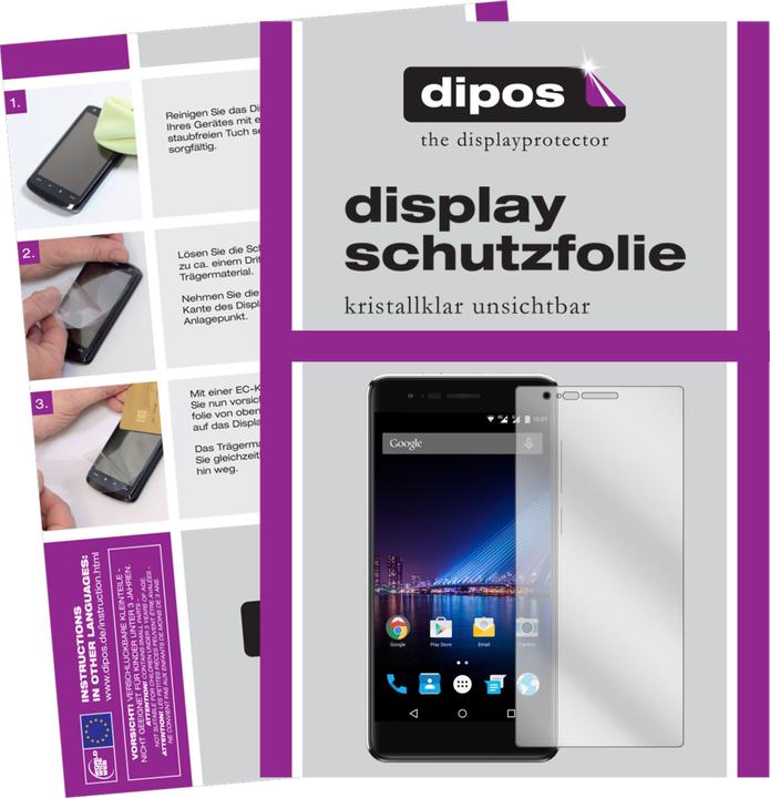 Produktbild Dipos Displayschutzfolie Crystalclear (2 Stück, Phicomm Energy 4s)