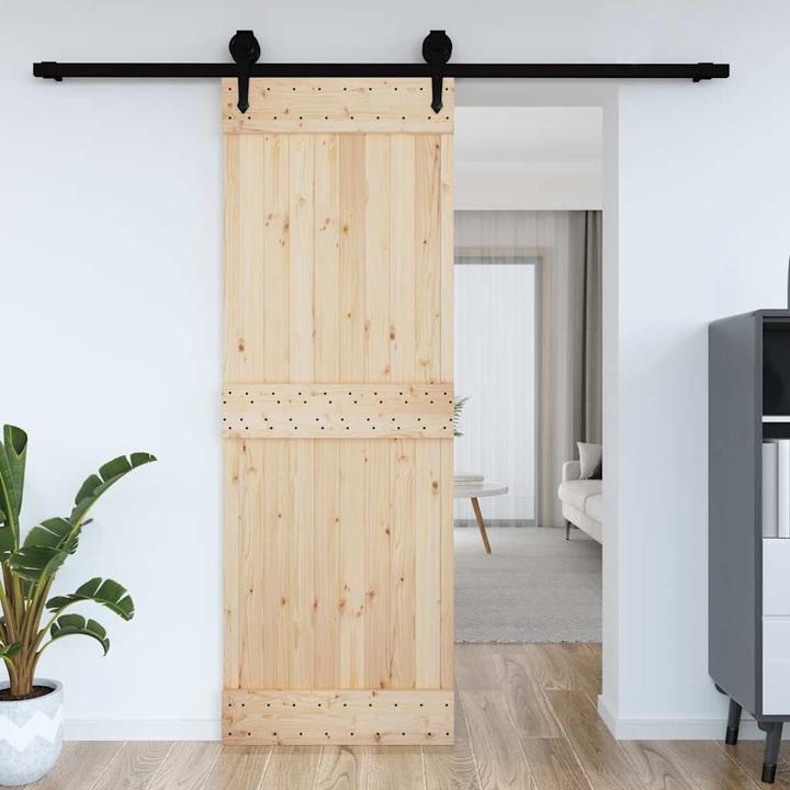 Immagine prodotto VidaXL Scheunentür 80x210 cm Massivholz Kiefer