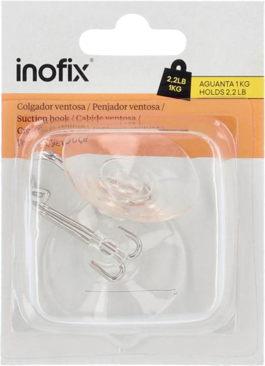 Produktbild Inofix Saughaken Leonie,chrom, 2 Stück