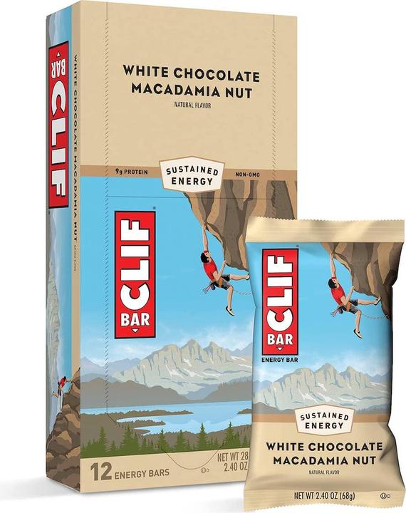 Actual product image Clif Bar Energy bar (Macadamia nut, White chocolate, 12 pcs., 816 g)