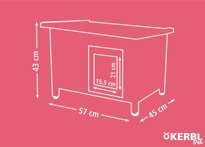 Image du produit Kerbl Maison pour chats Rustica (Chien, Chat)