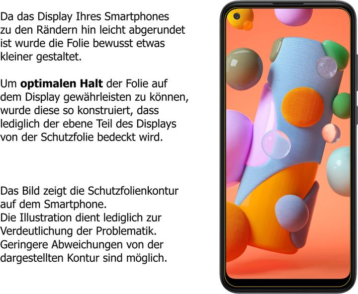 Immagine prodotto Dipos Pellicola Protettiva (5 Pezzo/i, Samsung Galaxy A11)