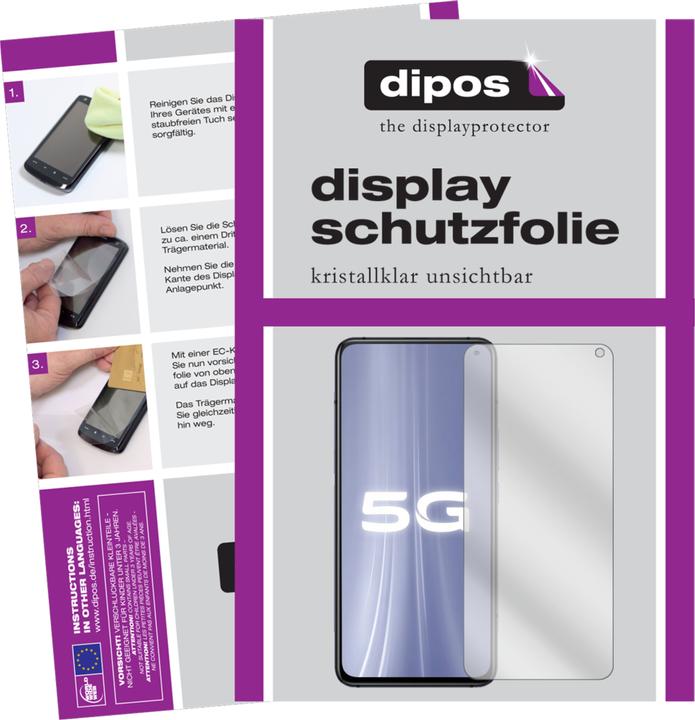 Actual product image Dipos Screen Protector Crystalclear (5 Piece, Vivo iQOO 3)
