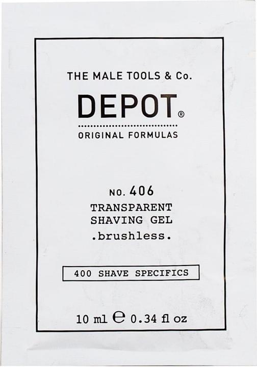 Produktbild Depot 400 Shave Specifics No 406 Menthol Softening And Refreshing Shaving Gel - 10 Ml (10 ml, Rasiergel)