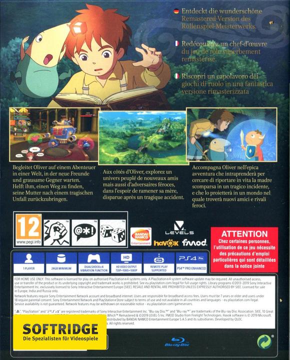 Immagine prodotto Bandai Namco Ni No Kuni: The Curse of the White Queen Remastered (PS4, Multilingue)