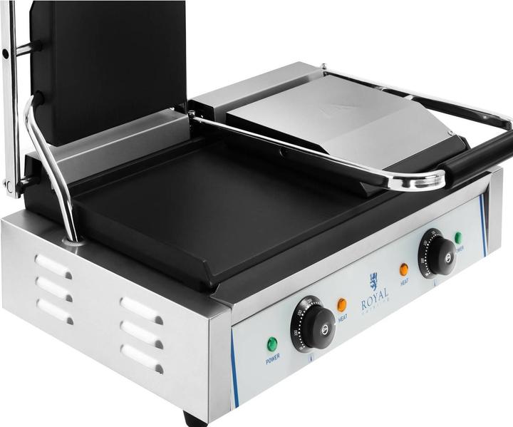 Actual product image Royal Catering Double Contact Grill - smooth - 2 x 1,800 W