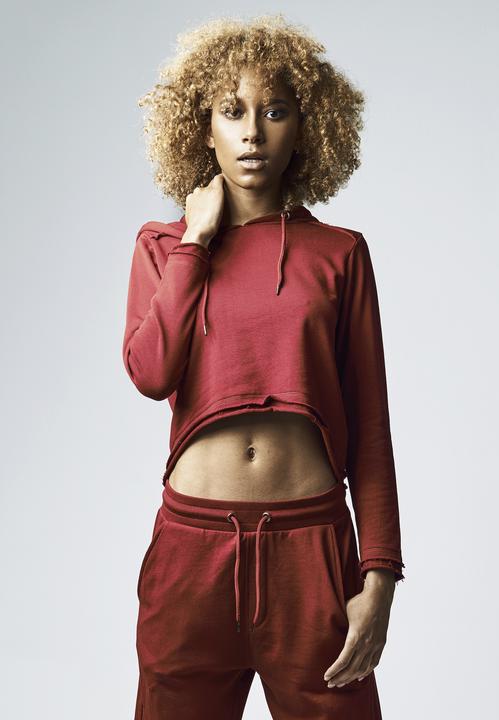 Actual product image Urban Classics Ladies Cropped Terry Hoody (L)