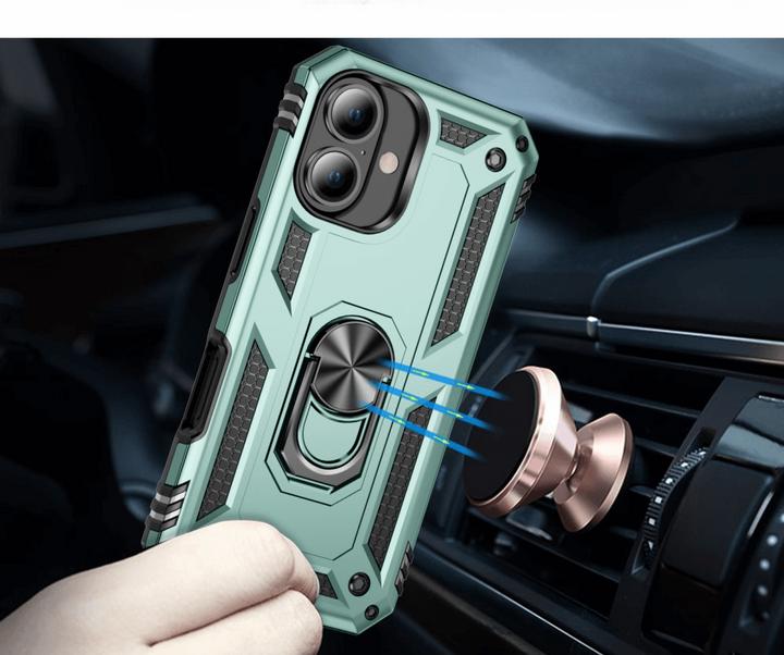 Produktbild Cover-Discount iPhone 16 - Robustes Back Cover mit Kickstand (Apple iPhone 16)
