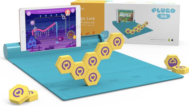 Actual product image PlayShifu Plugo Link Building Blocks Kit (German, French, Japanese, English, Spanish, Portuguese, Russian)