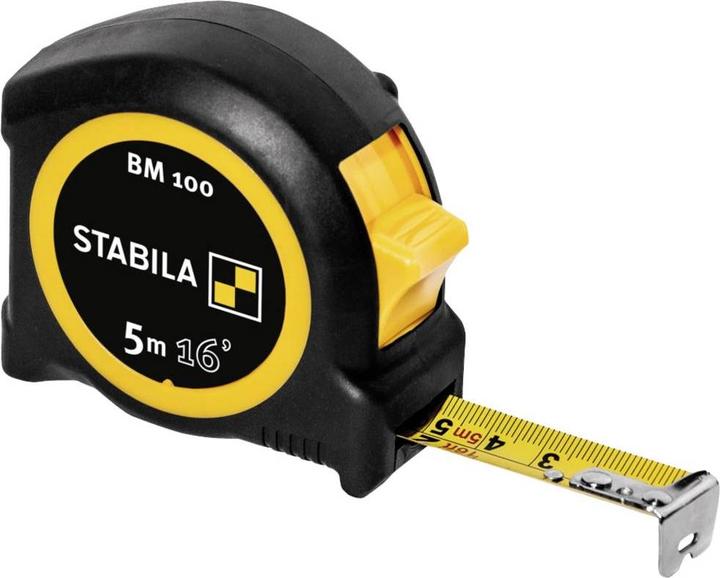 Actual product image Stabila Ruban de poche BM 100, 5 m (16'), échelle cm/pouce (Metric)