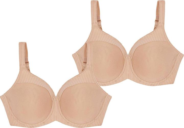 Actual product image Triumph Modern Soft+Cotton underwired bra (90 F, pack of 2)