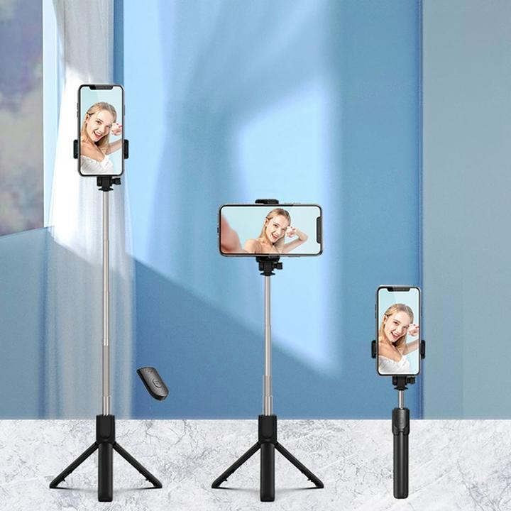 Produktbild Hurtel Selfie stick WRY1S telescopic tripod 0.7m for phone - black