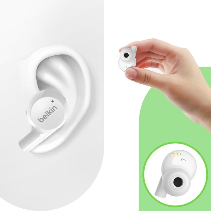 Immagine prodotto Belkin Soundform Rise (Nessuna soppressione del rumore, 7 h, Senza fili)