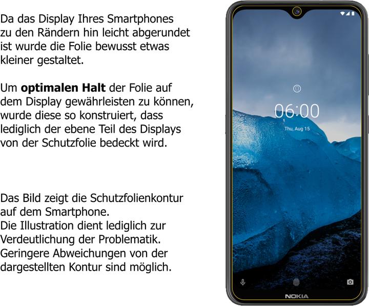 Produktbild Dipos Displayschutzfolie Crystalclear (5 Stück, Nokia 6.2)