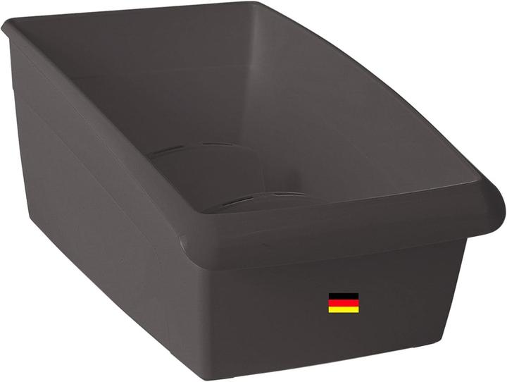 Produktbild Novaliv Suppentütenbox gross Schubladen Organizer Küche - 25 x 16 cm ANTHRAZIT GRAU