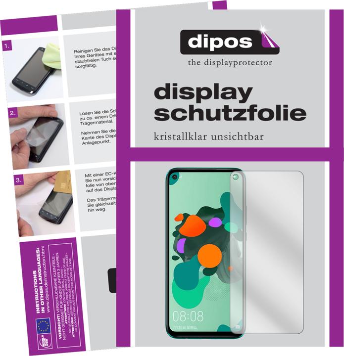 Image du produit Dipos Film de Protection d’écran Crystalclear (5 pièce(s), Huawei Nova 5z)