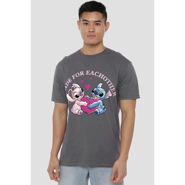 Image du produit Lilo & Stitch - T-shirt MADE FOR EACH OTHER - Homme (M)