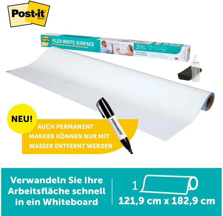 Produktbild Post-it Whiteboard Folie (120 x 180 cm)