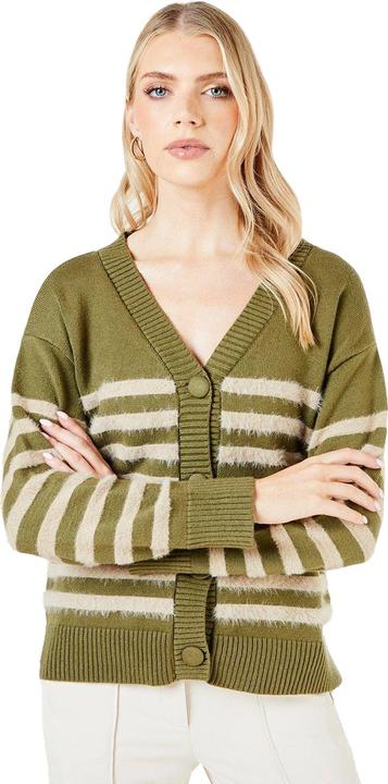 Actual product image Principles Womens/Ladies Striped Eyelash Knit Cardigan (44 D)