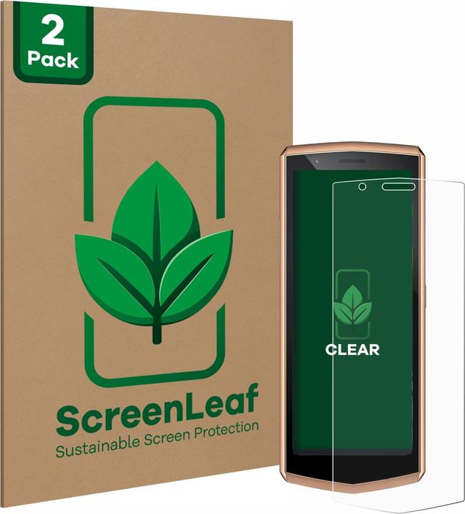 Productafbeelding ScreenLeaf Beschermfolie duurzame screenprotector screenprotector folie helder transparant (2 Stuk, Cubot Pocket 3)