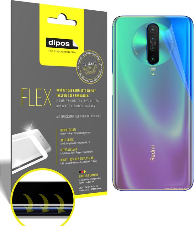 Immagine prodotto Dipos Pellicola Protettiva Full-Cover 3D (2 Pezzo/i, Xiaomi Redmi K30)