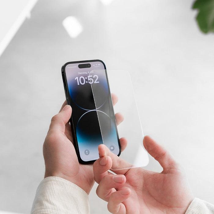 Actual product image Woodcessories Premium Glass 2.5D (1 Piece, Apple iPhone 14 Pro Max)
