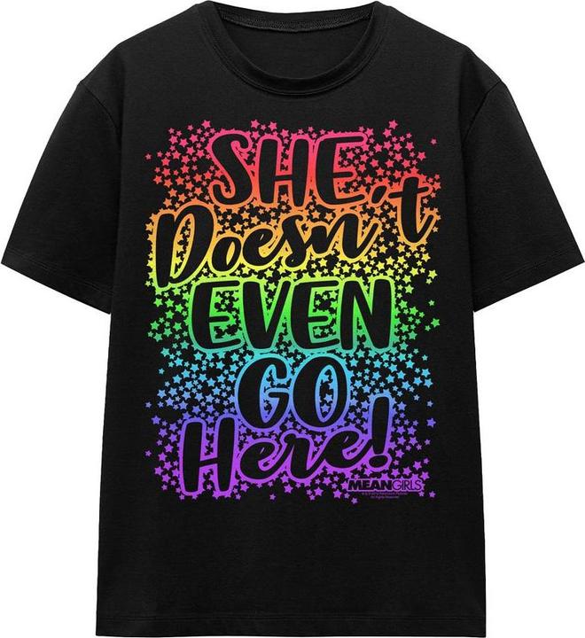 Actual product image Mean Girls Unisex Adult Doesn't Go Here T-Shirt (M)