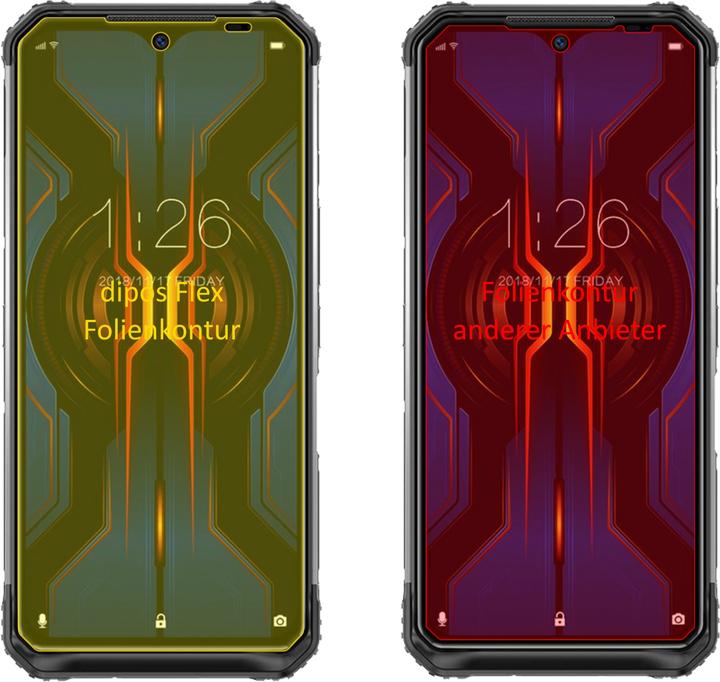 Actual product image Dipos Screen Protector Full-Cover 3D (2 Piece, Doogee S95 Pro)