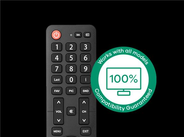 Produktbild One for All Hisense TV Ersatzfernbedienung (Universal Fernbedienung, Infrarot)