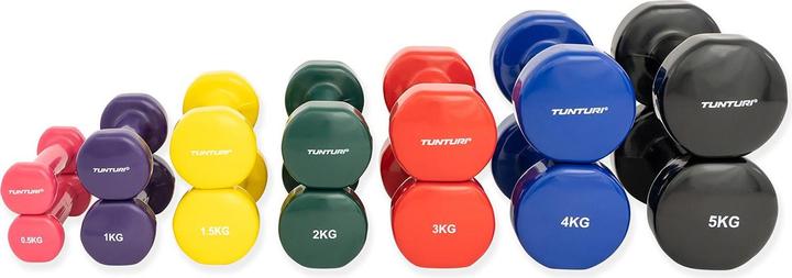 Actual product image Tunturi Vinyl Kurzhanteln (2 x 2 kg)