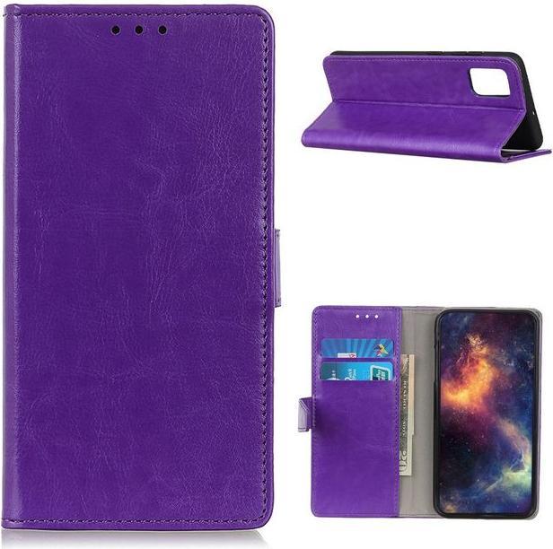 Actual product image MU Classic Crazy Horse Leather Bookcover Series (Samsung Galaxy A02s)