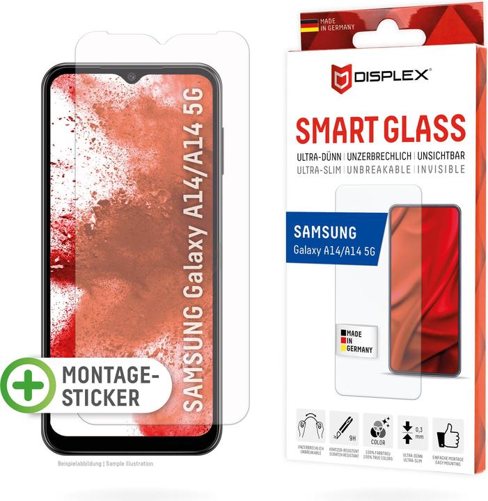 Immagine prodotto Displex Smart Glass, Displayschutzfolie (1 Pezzo/i, Samsung Galaxy A34 5G)