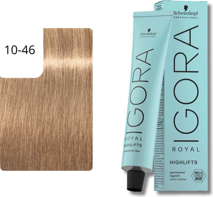 Actual product image Schwarzkopf Professional Igora Royal Highlifts - 10-46 (Blond)