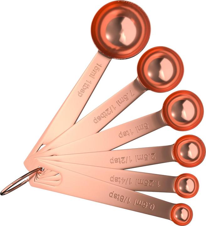 Actual product image Intirilife 6-piece measuring spoon set