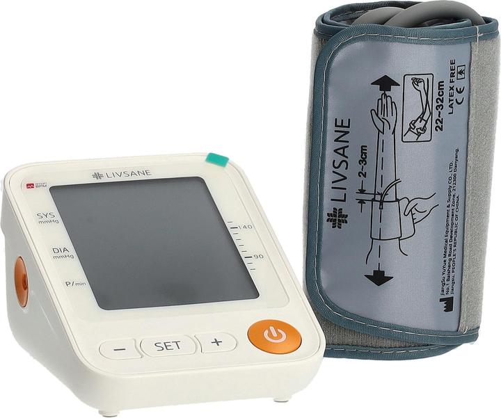 Actual product image Livsane elektronisches Blutdruckmessgerät (Blood pressure monitor upper arm)