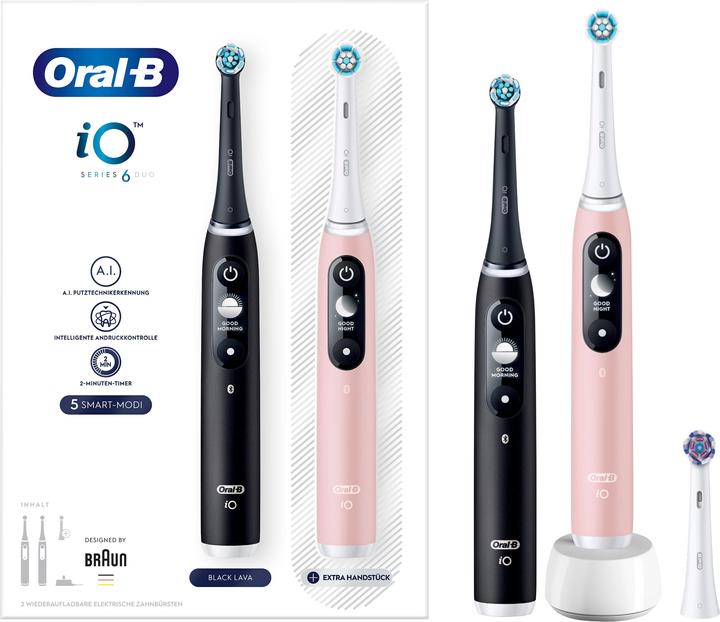 Actual product image Oral-B iO Series 6 (Oscillating toothbrush)