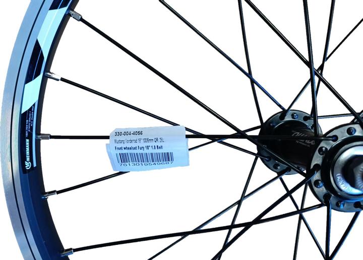 Produktbild Mustang Velo Vorderrad 18&quot 100/5mm QR. 28L. (Vorderrad, 18")