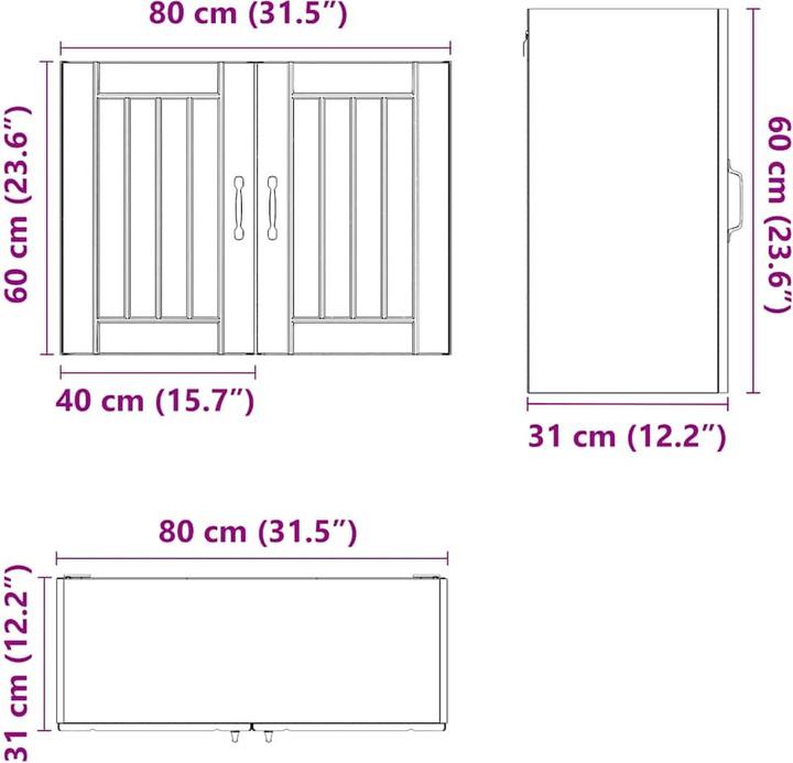 Image du produit VidaXL Madlene (80 x 31 x 60 cm)