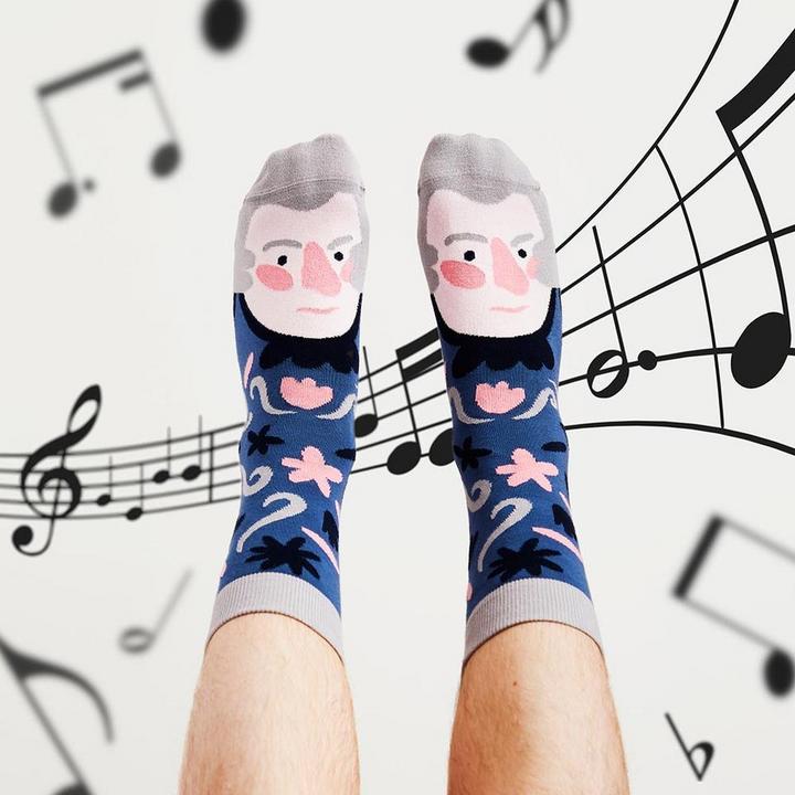 Immagine prodotto Chattyfeet Socratees - Calzini con motivo (M)