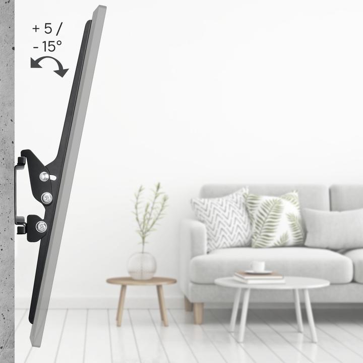 Immagine prodotto Hama Supporto a parete per TV, inclinabile, 191 cm (75") fino a 40 kg (Muro, 75", 40 kg)